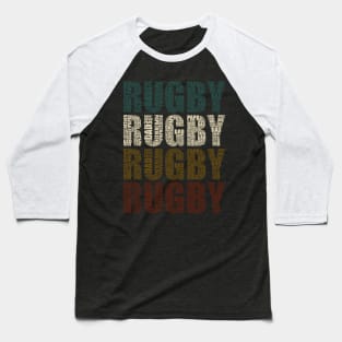 Rugby Dad - Funny Sports Lovers Gift For Papa Baseball T-Shirt